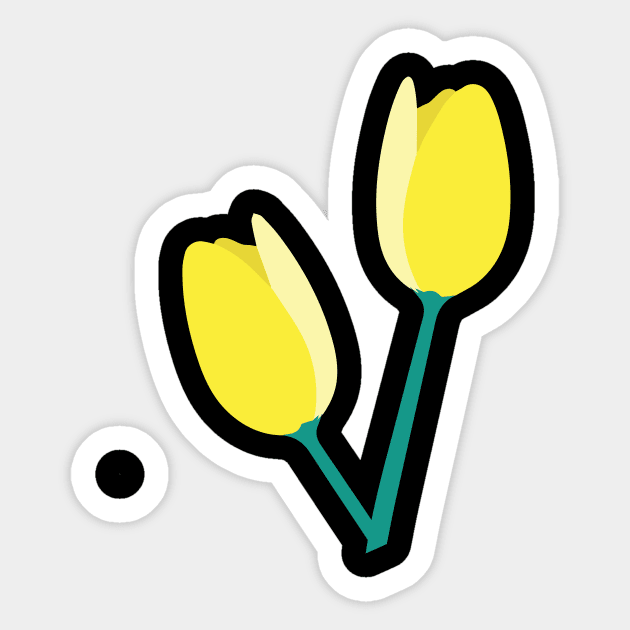 Flower Sticker by Flowerart1232